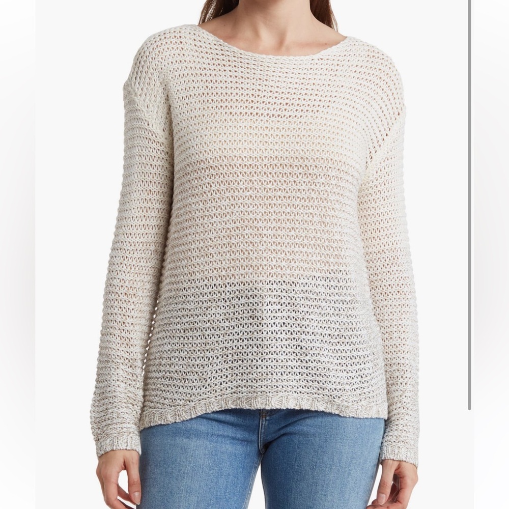 RDI Ombré Stripe Crewneck Sweater